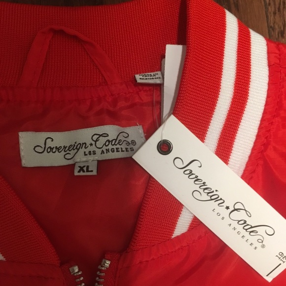 Sovereign Code- Los Angeles Men’s Red Jacket XL - Picture 3 of 8